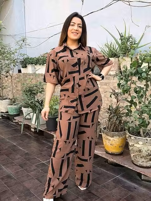 Crepe Women Co-Ord Set