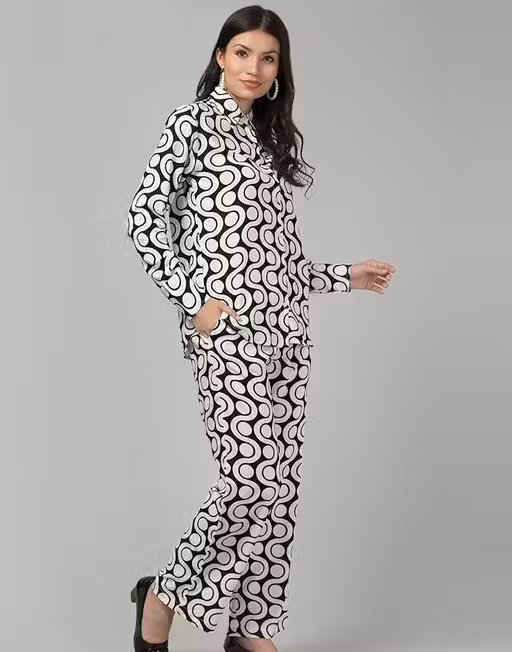 Printed Trendy Women's Co-ord Set