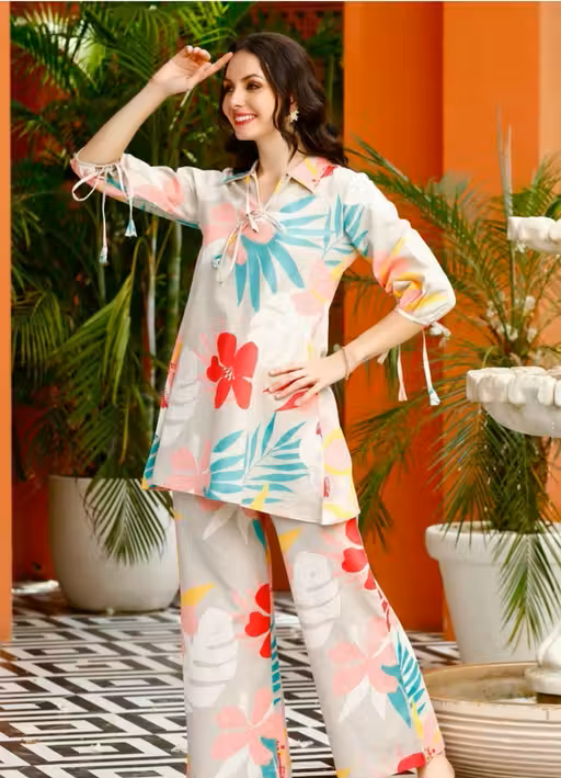 Colorful Women's Co-ord Set