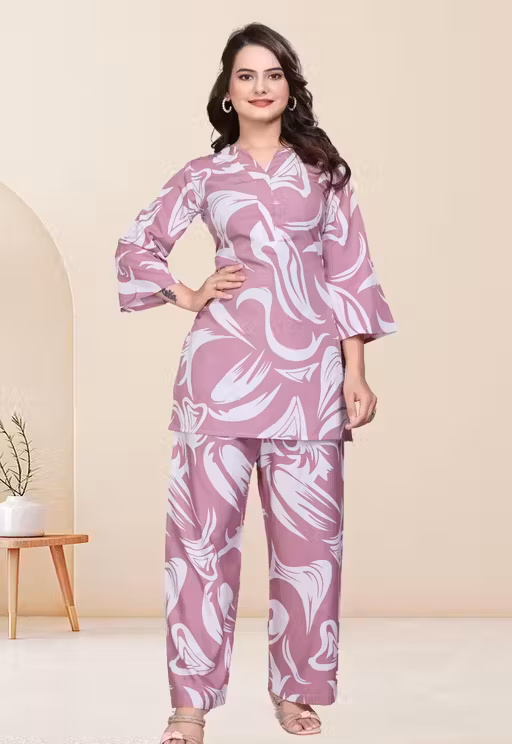 Crepe Women's Co-ord Set