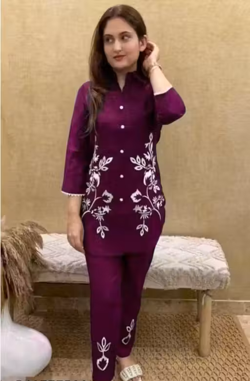 Rayon Women's Co-ord Set