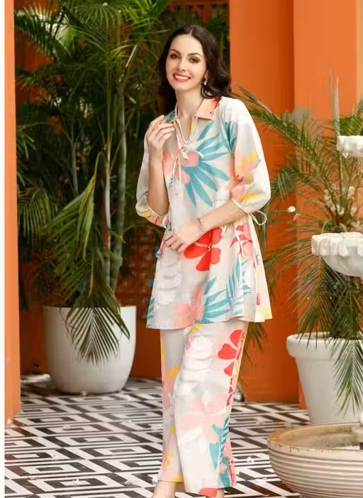 Colorful Women's Co-ord Set