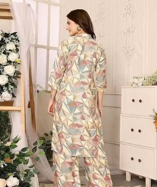 Crepe Printed Women's Co-ord Set