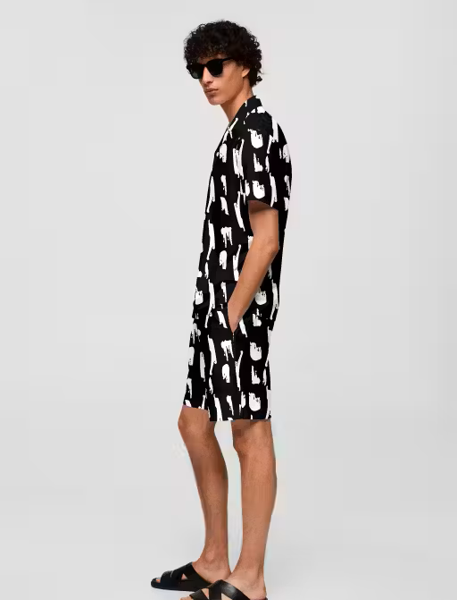 Luxe Printed Boxer Co-ords Mens