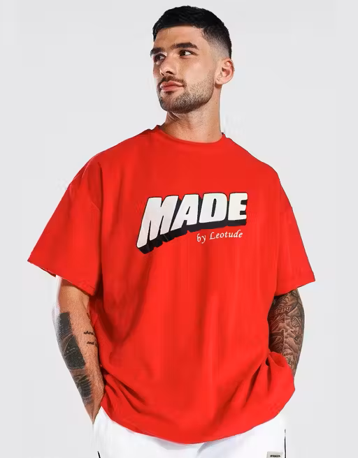 Made Red Oversized T-Shirt