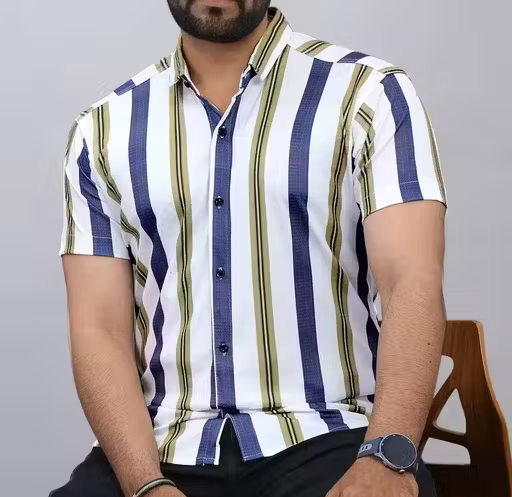 Striped Stretchable Shirt