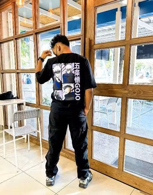 Black Oversized T-Shirt for Boys