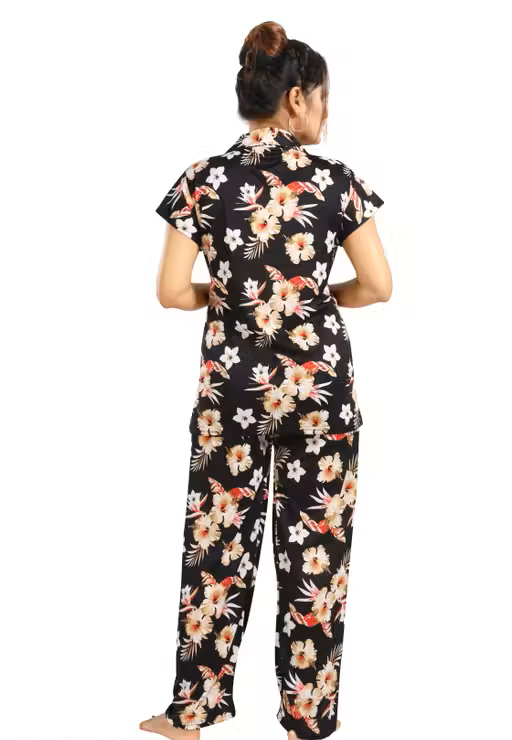 Printed Women's Co-ord Set Nightwear