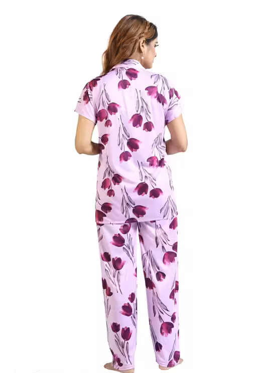 Printed Women's Co-ord Set Nightwear