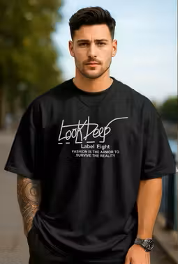 Typography Oversized T-Shirt