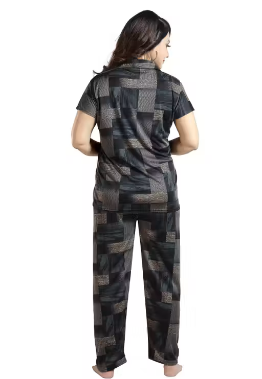 Printed Women's Co-ord Set Nightwear