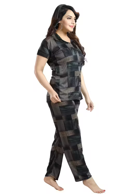 Printed Women's Co-ord Set Nightwear