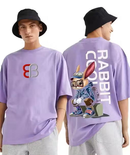 Lavender Oversized T-Shirt for Boys