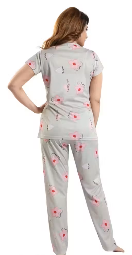 Printed Women's Co-ord Set Nightwear