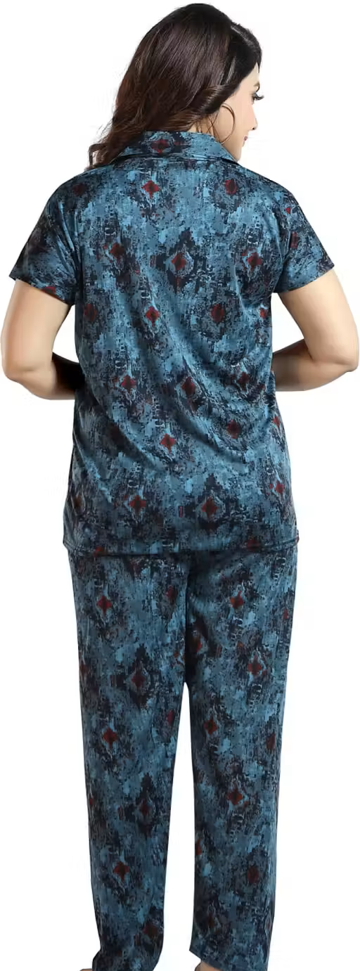 Printed Women's Co-ord Set Nightwear