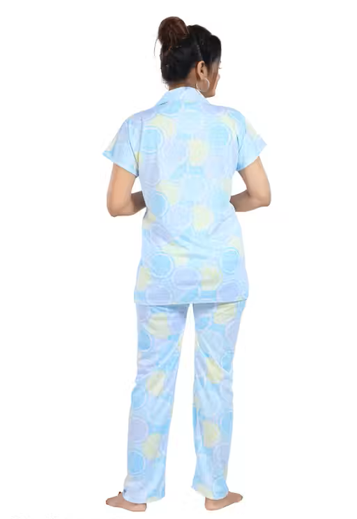 Printed Women's Co-ord Set Nightwear