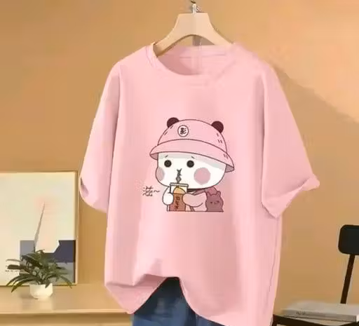Cute Black Oversized T Shirt For Women