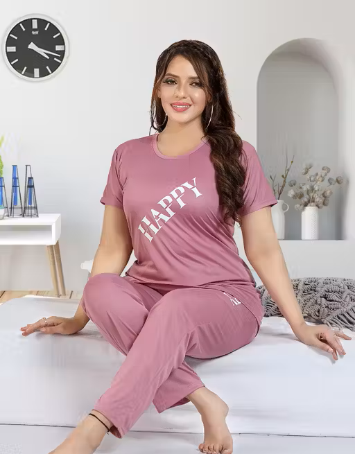 Comfort Women's Night Wear co-ord Set