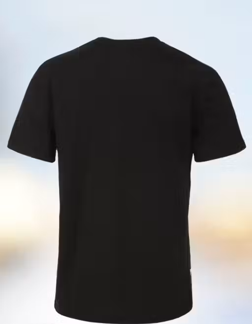 Typography Black Oversized T-Shirt