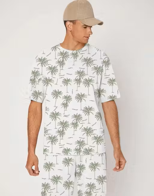 Printed Mens Co-ord Set