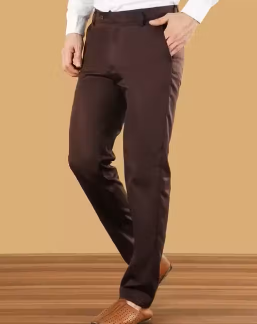 Coffee Men's Formal Trousers