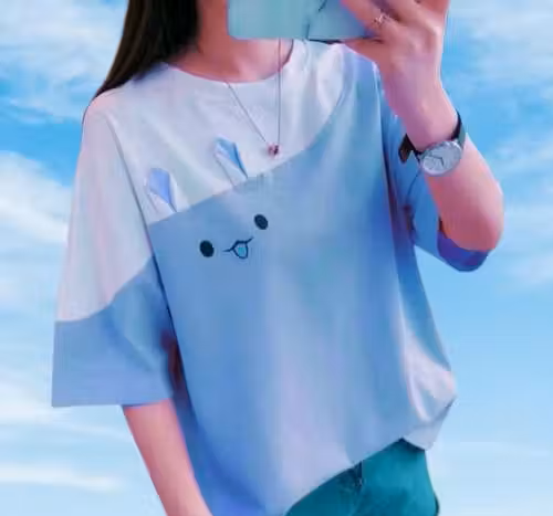 Women's Oversized  Abstract T-shirt