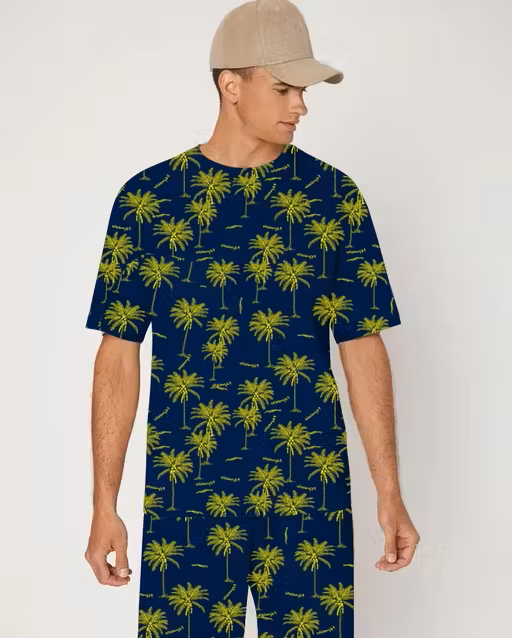 Printed Mens Co-ord Set