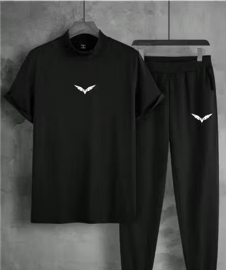 Premium Black Mens Co-ord Set