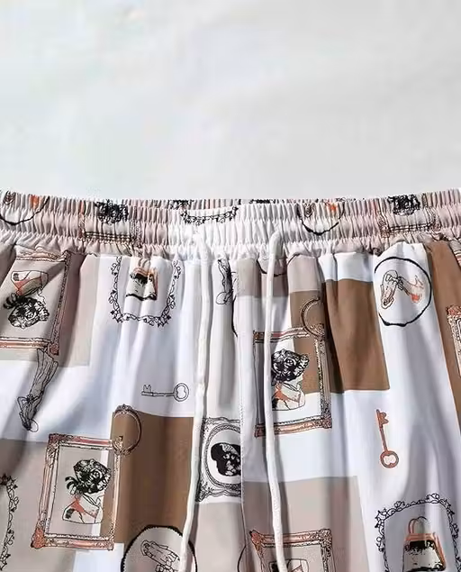 Printed Boxer Co-ords Mens