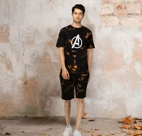 Avenger Black Mens Co-ord Set