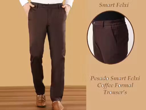 Coffee Men's Formal Trousers