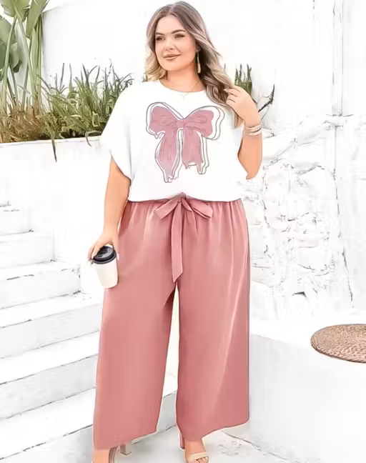 Premium Plus Size Women Co-ord Set