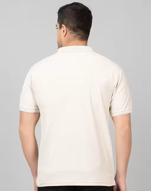 Comfy Beige Polo Men's T-Shirt