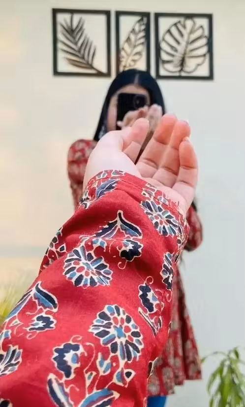 Beautiful Maroon Floral Printed Top
