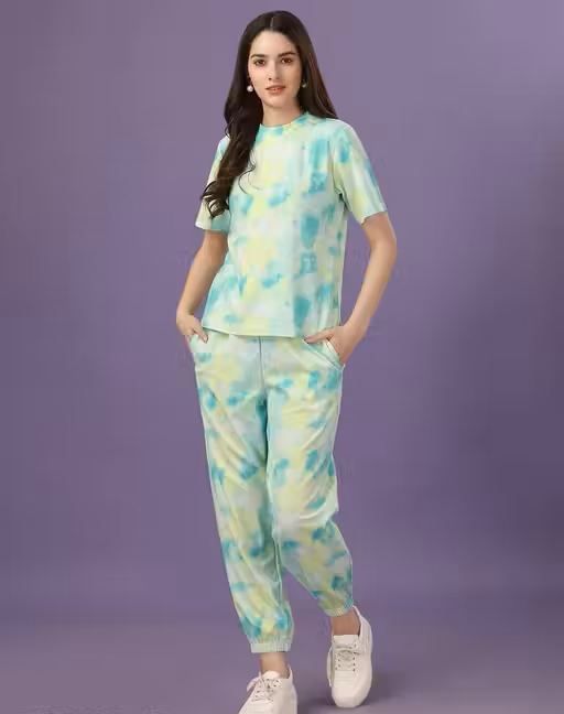 Floral Design Women's Co-ord Set