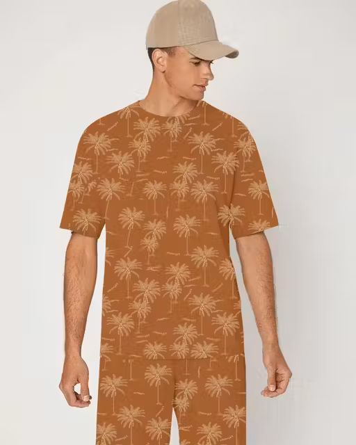 Printed Mens Co-ord Set