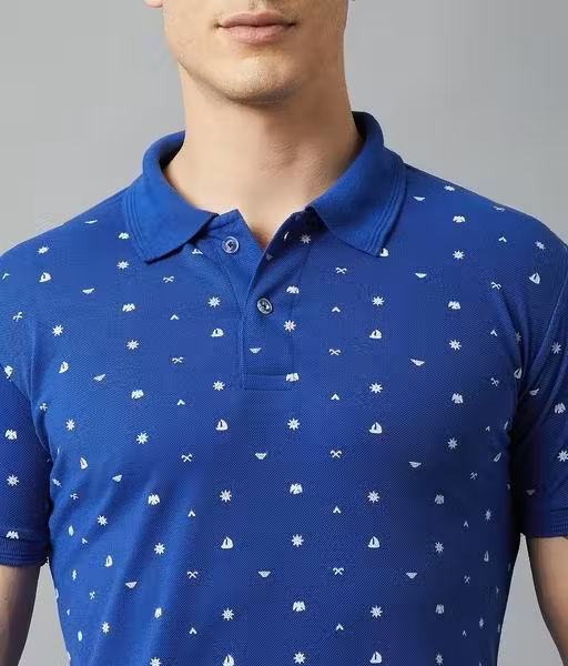 Luxe Navy Premium Men's Polo