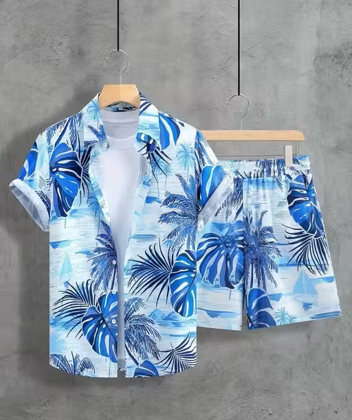 Stylish Printed Boxer Co-ords Mens