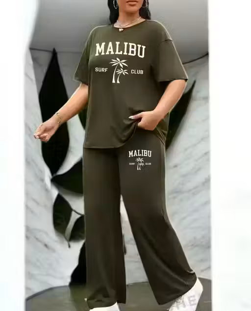 Premium Olive Green Womens Co-ord Set
