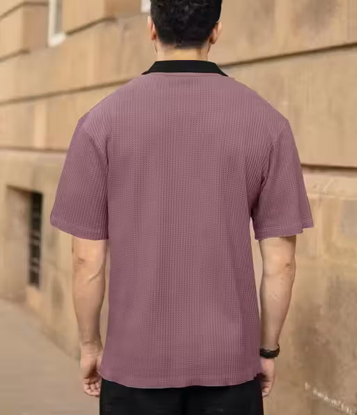 Classic Luxe Lavender Zipper Men's Polo