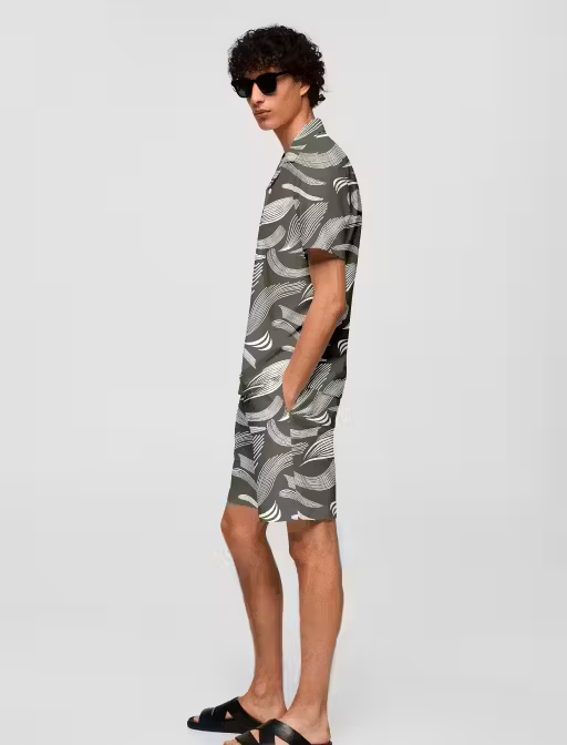 Luxe Printed Boxer Co-ords Mens