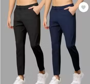 Stylish Slim Fit Pack of 2 Men's Trousers