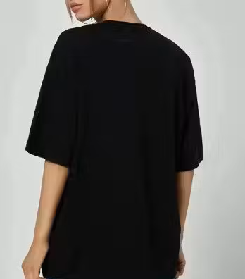Typography Oversized Women's T-Shirt