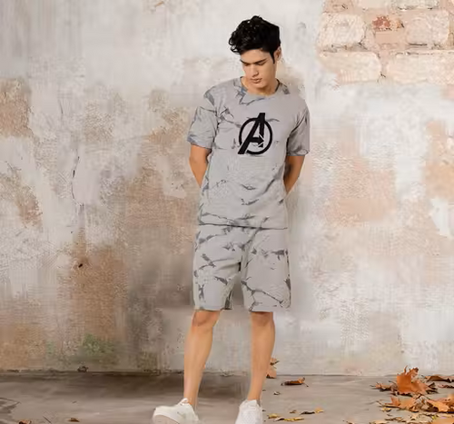 Avenger Beige Mens Co-ord Set