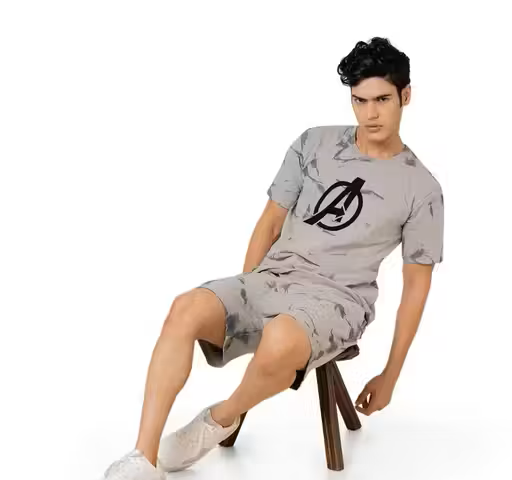 Avenger Beige Mens Co-ord Set