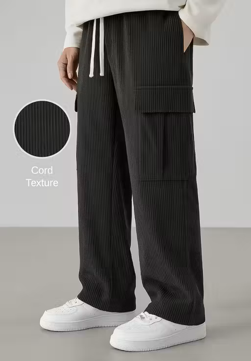 Trendy Men's Corded Cargo