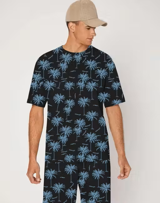 Printed Mens Co-ord Set