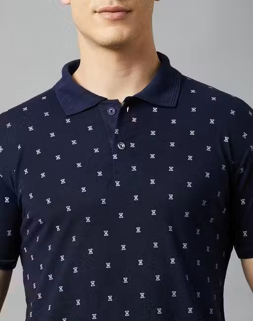 Luxe Premium Black Men's Polo T-Shirt