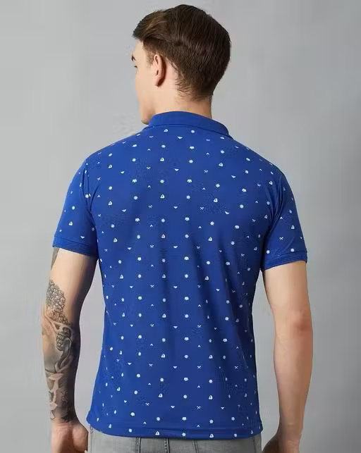 Luxe Navy Premium Men's Polo