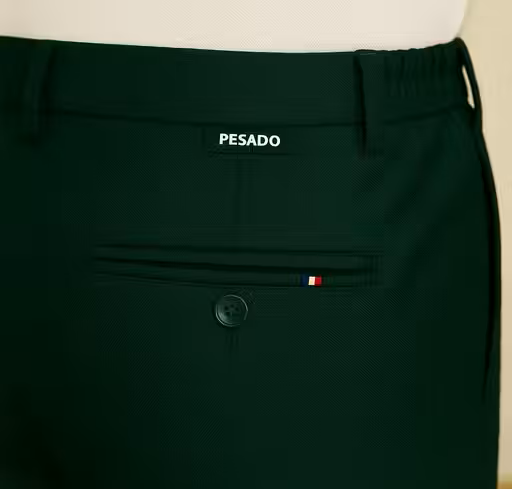 Olive Green Men's Formal Trousers